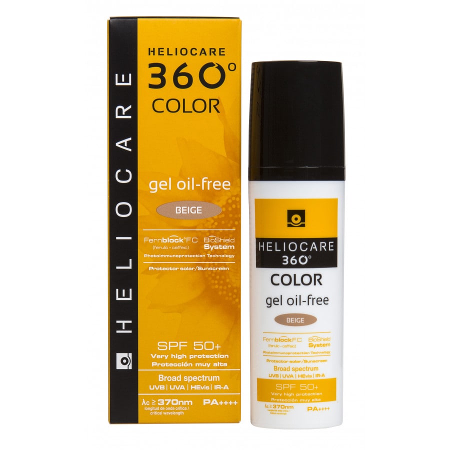 Cantabria Heliocare 360 Color Gel Oil-Free Sunscreen SPF 50+ Beige10