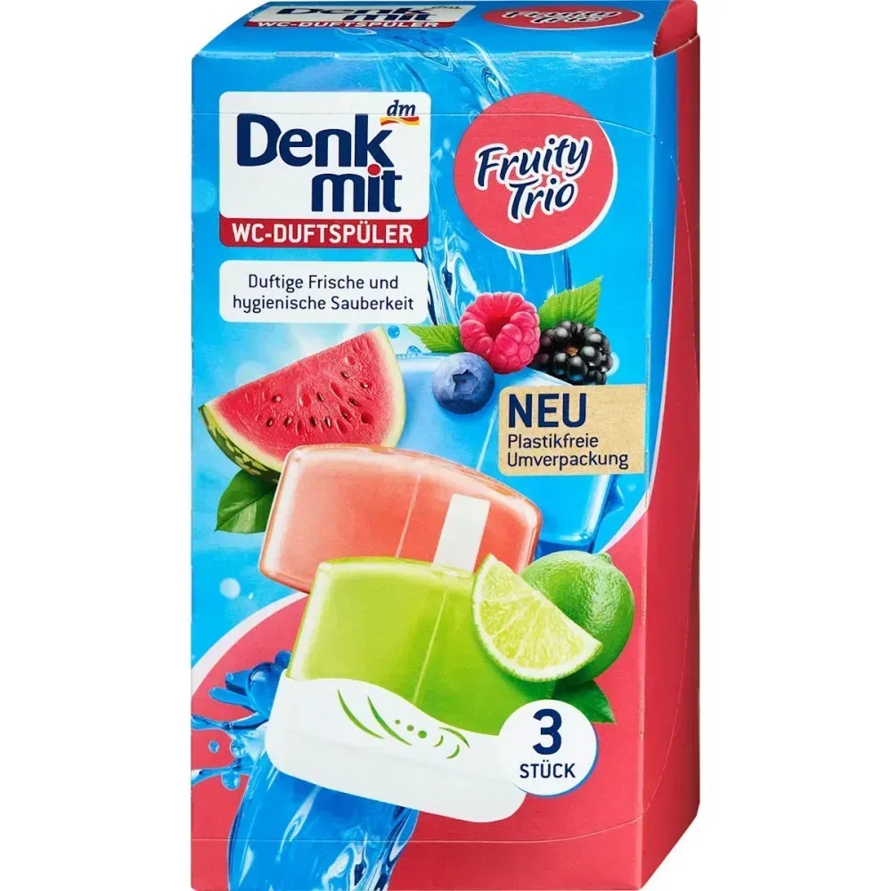 Підвісний блок в туалет Denkmit Fruity Trio 3 шт00