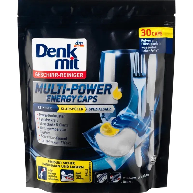 Таблетки для посудомоечных машин Denkmit Multi-Power Energy 30 шт00