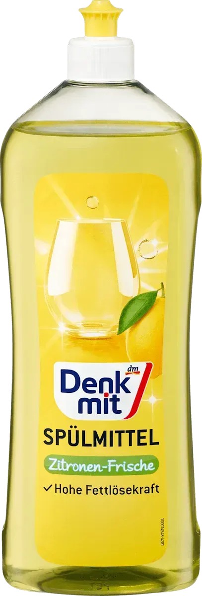 Засіб для миття посуду Denkmit Spulmittel Zitronen-Frische 1л00