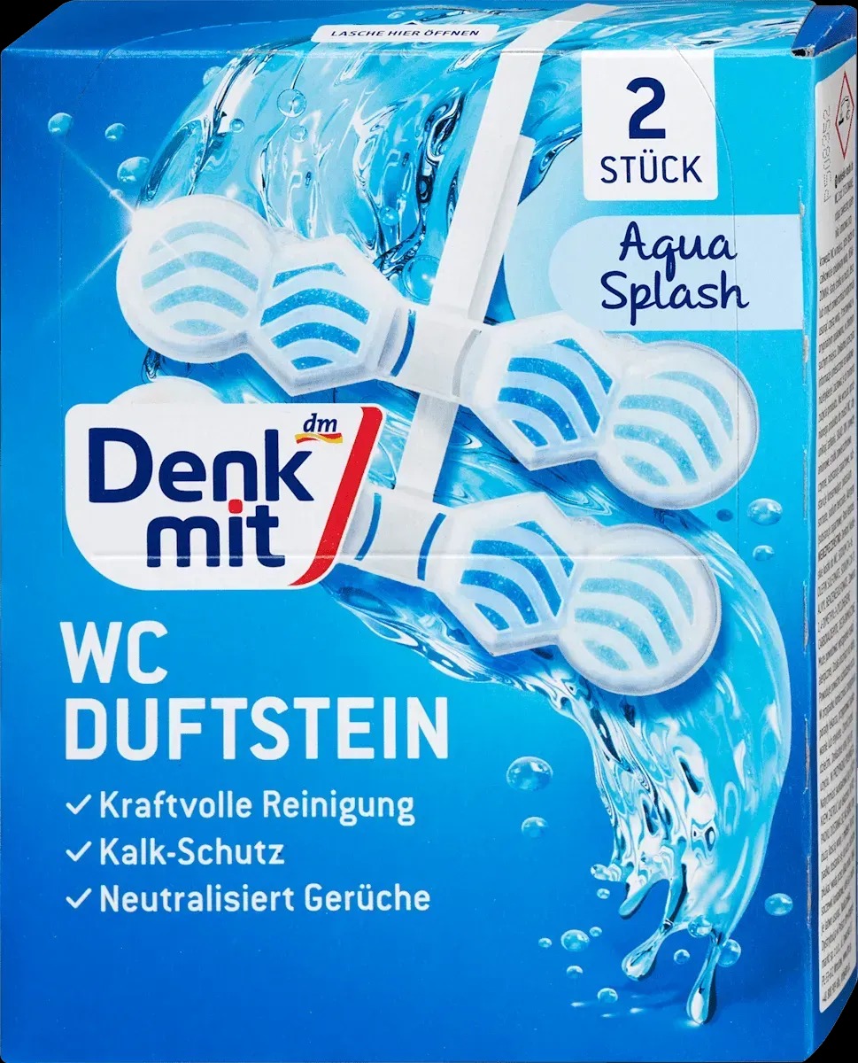 Підвісні таблетки для унітаза Denkmit WC Multi-Aktiv Ocean Splash 2шт.00