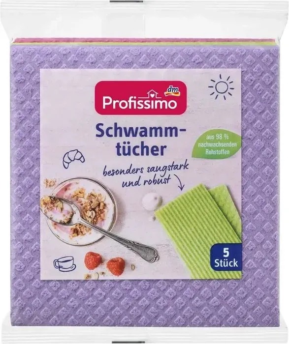 Губчаста серветка для кухні Profissimo, 5 шт.00