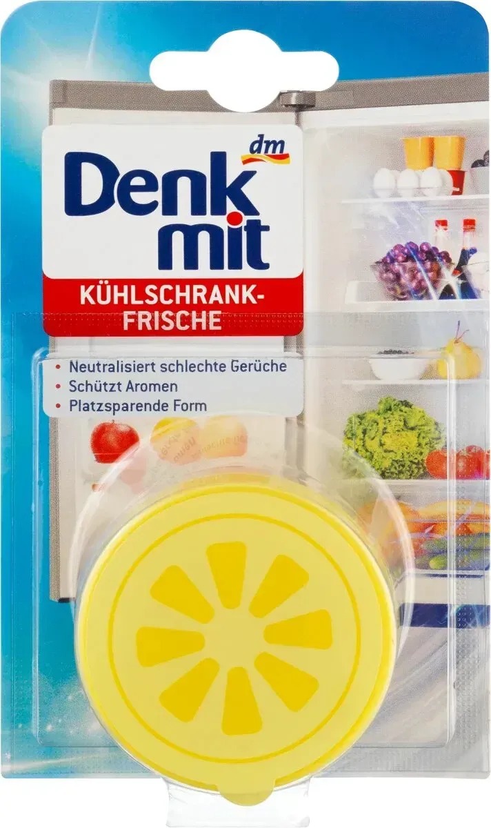 Поглинач запахів у холодильнику Denkmit Лимон, 40 г00