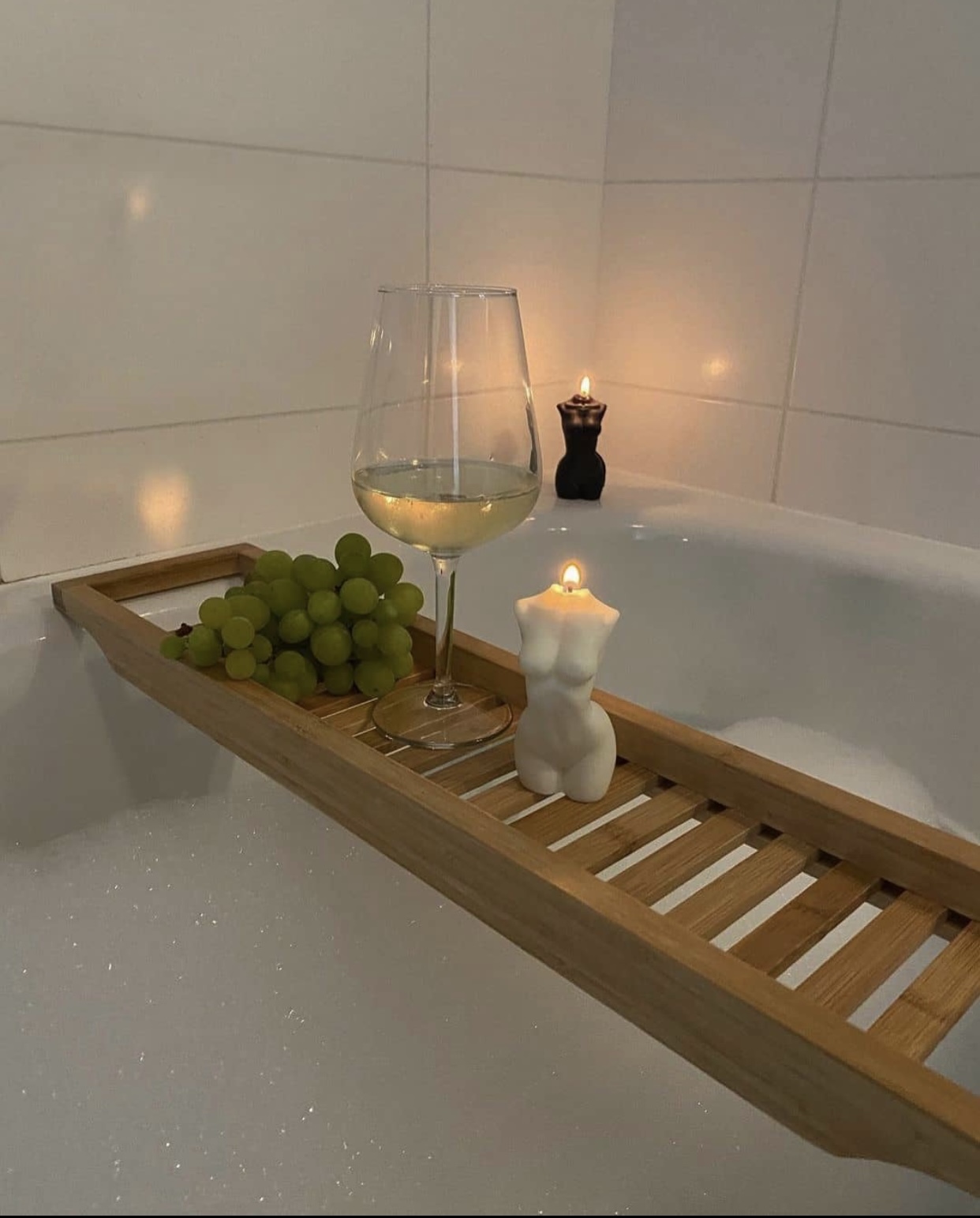 La Van De Natural Wax White Candle11