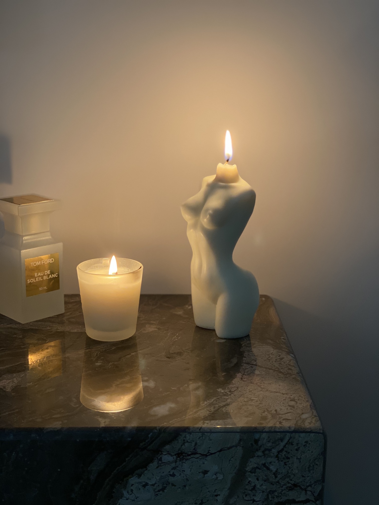La Van De Natural Wax White Candle22