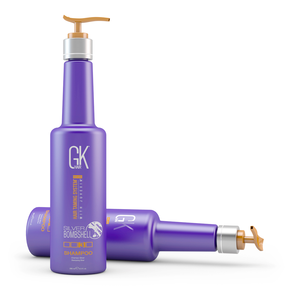 GKhair Silver Bombshell Shampoo - устранение желтизны 22