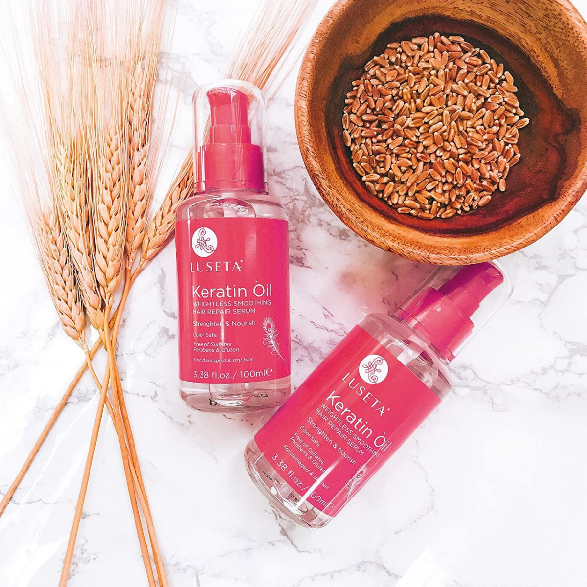 Luseta Keratin Oil Hair Repair Serum11