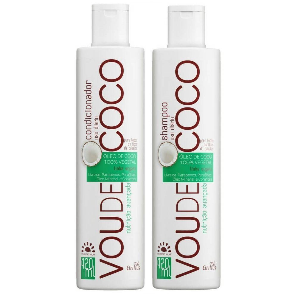 Griffus Kit Shampoo + Condicionador Vou De Coco Griffus 00