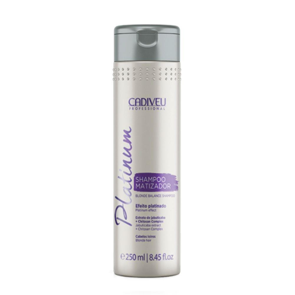 Тонуючий шампунь Cadiveu Platinum Shampoo Matizador00