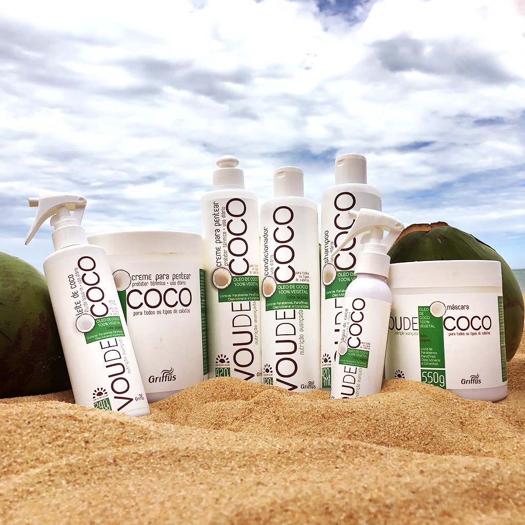 Флюїд для відновлення волосся на основі кокосового молока Griffus Leave-in Coco Vou de coco11