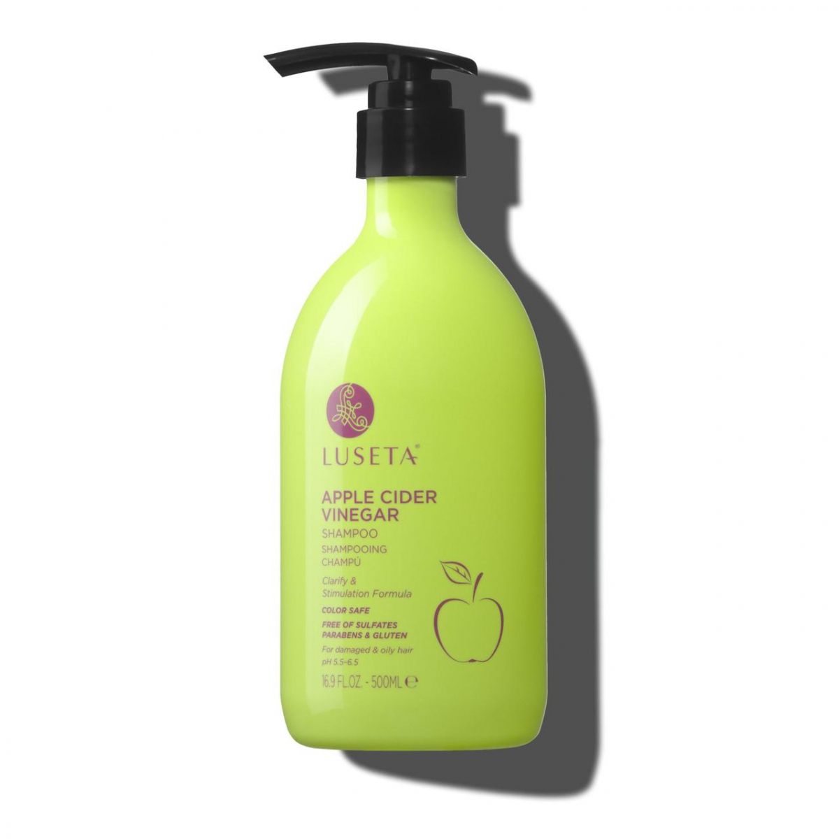 Шампунь для жирного волосся Luseta Apple Cider Vinegar Shampoo00