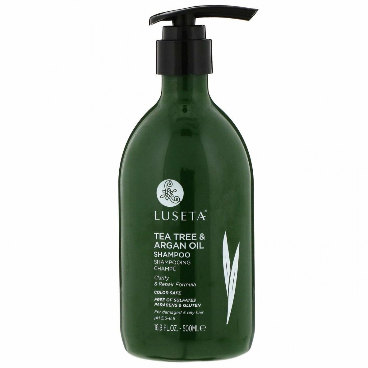 Шампунь для жирного волосся Luseta Tea Tree & Argan Oil Shampoo00