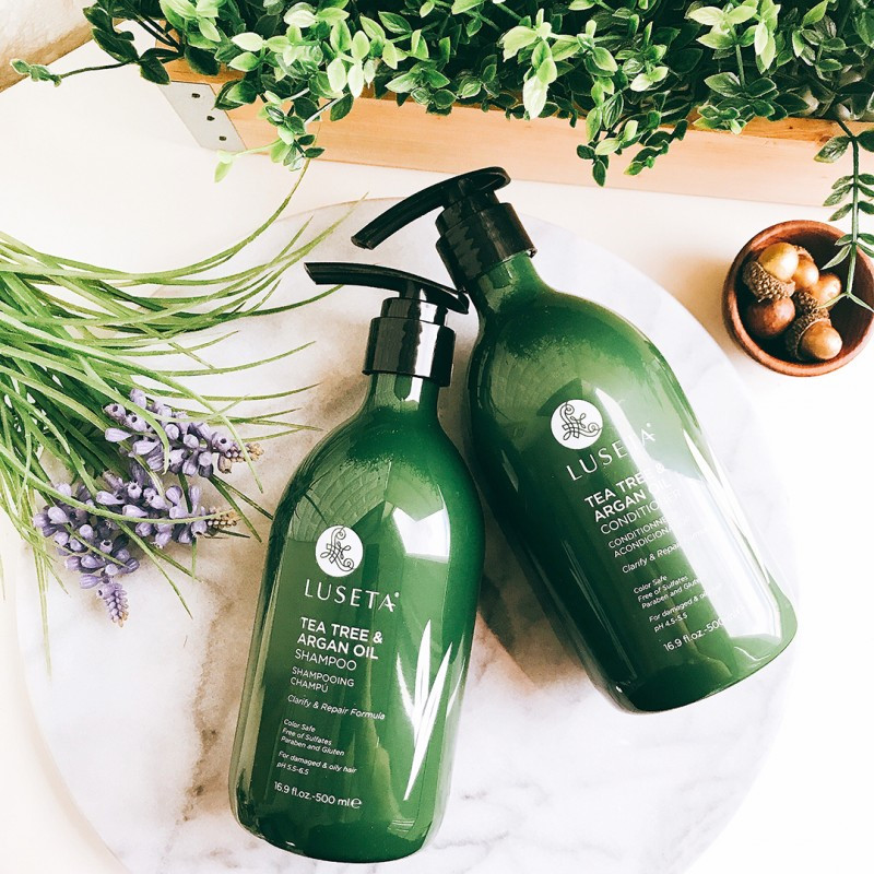 Шампунь для жирных волос Luseta Tea Tree & Argan Oil Shampoo11