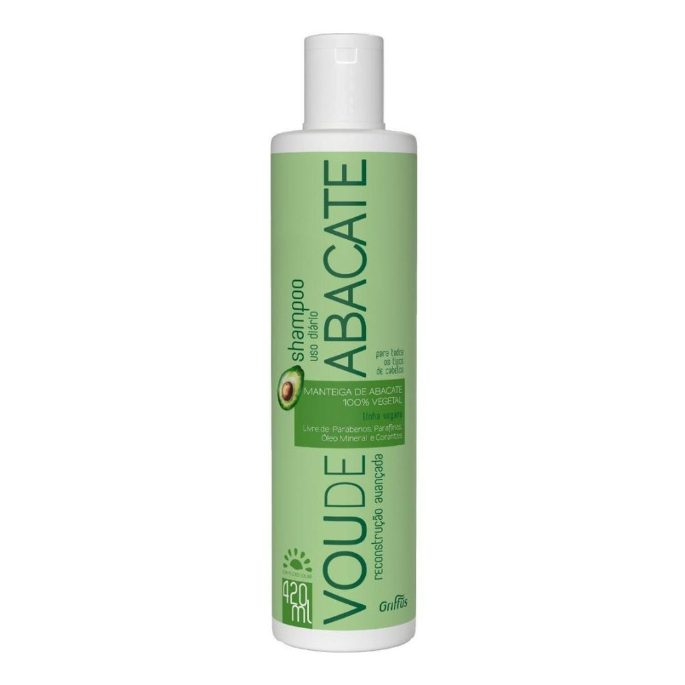 Шампунь для інтенсивного відновлення пошкодженого волосся Griffus Shampoo Vou de Abacate00
