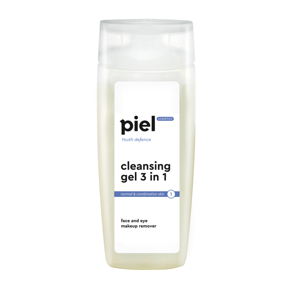 Демакияж-гель для умывания нормальной и комбинированной кожи Piel Cosmetics Cleansing Gel 3 in 100