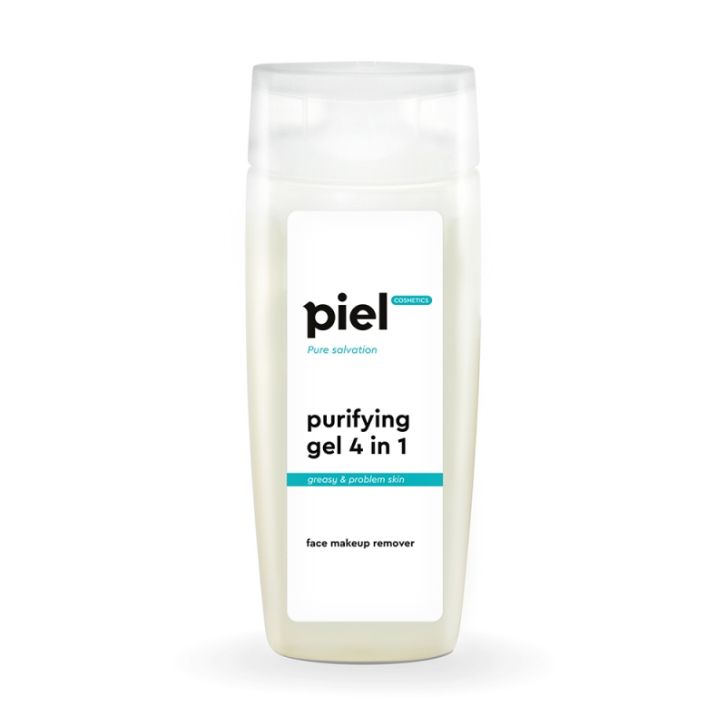 Демакіяж-гель для вмивання проблемної шкіри Piel Cosmetics Purifying Gel 4 in 1 00